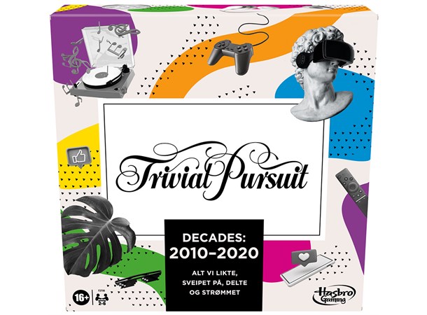 Trivial Pursuit Decades Brettspill Norsk utgave 